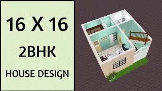 16x16 Beautiful House Map in City ll 16x16 House Plan ll 16x16 Ghar Ka Naksha ll 256 Sqft House