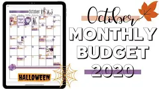 October Monthly Budget 2020 CREATING A REALISTIC BUDGET | Naturally Lizzie