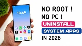 How To Uninstall System Apps | Remove Bloatware In Android Without Root | How to Remove System Apps