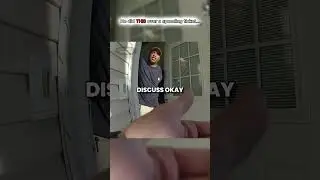 Вы не поверите, что произошло у его входной двери...😳