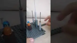 LEGO диорама. Оби-Ван Кеноби против Джанго Фетта (часть2)