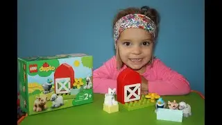 Распаковка LEGO DUPLO Town Уход за животными на ферме 11 деталей 10949 из Rozetka