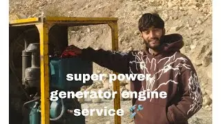 Generator engine service 🛠️#tech #automobile #viral  
