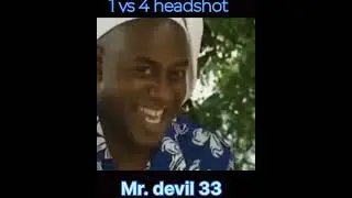 1 vs 4 #headshot #challenge #freefire #shorts #mrdevilff
