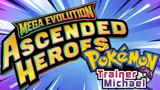Pok&eacute;mon Trainer Michael opening the NEW set mega evolution ascended heroes! 2x2pack blisters!
