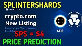 Splintershards (SPS) Gets listed on crypto.com app . splintershards price prediction. SPS coin chart