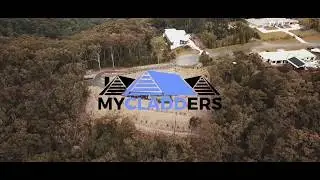 A montage of recent wall cladding projects by MyCladders