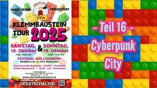Klemmbaustein Tour 2025 - W&ouml;llersdorf (Part 16) - Der helfende Stein - Cyberpunk City