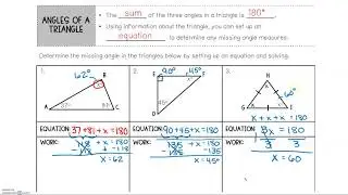 7th angle relationships and triangles part 1