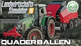 LS19 - KANDELIN // #2 // Quaderballen // Ballen pressen mit Fendt Favorit 716 + Kuhn LSB 1290 D