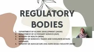 ISH651: THE REGULATORY FRAMEWORK FOR HALAL SLAUGHTERING