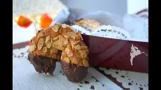 Классические миндальные круассаны - миндальные круассаны, как из пекарни - простые марципановые к...