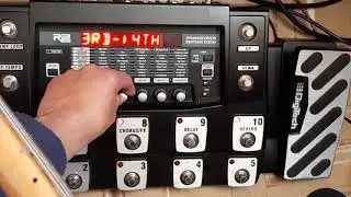 Como programar el Whammy en la Digitech Rp 1000