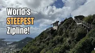 An Unreal Experience! The World's STEEPEST ZIPLINE - The Flying Dutchman!