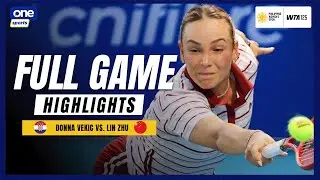Donna Vekic 🇭🇷 vs Lin Zhu 🇨🇳 | FULL GAME HIGHLIGHTS | 2026 Philippine Women’s Open