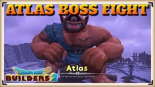 Dragon Quest Builders 2 Atlas Boss Fight (Chapter 5 Moonbrooke)
