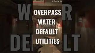 CS2 Overpass - Default Utilities On Water #overpass #cs2shorts #cs2pro