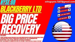 BIG PRICE RECOVERY : BB STOCK ANALYSIS | BLACKBERRY LTD STOCK