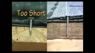 Asphalt shingles roofing - proper shingles nailing