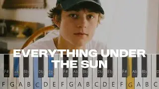 Waylon Wyatt - Everything Under The Sun (FULL Piano Tutorial)