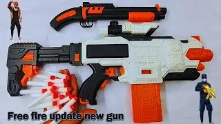 Nerf free fire new update gun unboxing start toy TV