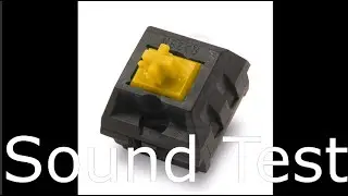 Razer Yellow Switches Sound Test | Razer Blackwidow Chroma V2