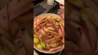 Delicious Pear Dessert Recipe | Pear Dessert with Wine, Brown Sugar, Cinnamon, and Vanilla Glaze