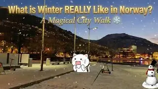 What is Winter REALLY Like in Norway? A Magical City Walk ❄️