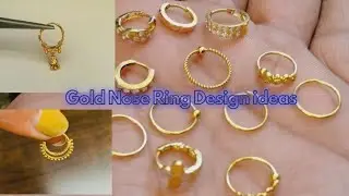 🔥 Most Beautiful Gold Nose Ring Designs 2025 | Latest 22k Gold Nath & Nosepin Styles Designs/Nathni