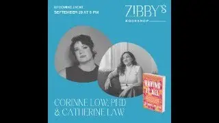 Author event! Corinne Low, PhD & Catherine Law