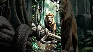 Jungle Fight 🔥 शेर vs जानवर | Realistic Animation #ViralVideo#Trending#YouTubeShorts#Shorts