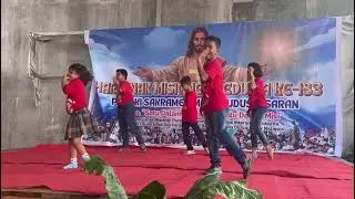 SARANG DOA SARANGHAEYO, hiburan dari Asmika Ling.kis baru, merayakan  hari SEKAMI k-183, Paroki Ksrn