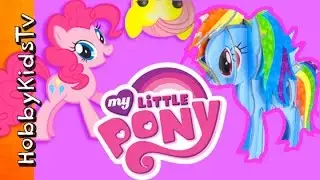 My Little Pony 3D Build N' Play! Funko Pop + Blind Bags with HobbySis HobbyKidsTV