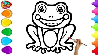 🐸 Как нарисовать забавную лягушку | Простой пошаговый урок рисования