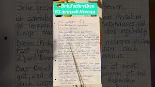 🇩🇪Letter writing B1 #german #funny #foryou #education #germany #funnyvideo #funnyshorts #follow