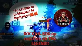 TSG LEGEND 1 vs 3 clutch in last zone || ROCKY & RDX reaction || TOURNAMENT HIGHLIGHTS || TSG ARMY |