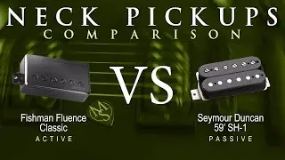 Fishman FLUENCE CLASSIC vs Seymour Duncan 59' SH-1 - Neck Pickup Guitar Tone Comparison Demo