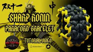 How to Make the Sharp Ronin Paracord Bracelet | Full Tutorial #paracordbracelet #diy #handmade #knot