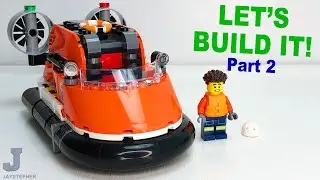 LEGO City 2026 Airplane, Service Truck, & Hovercraft Remix 60505 Build Part 2