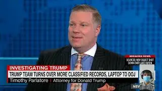 Timothy Parlatore told CNN that Trump was using a folder marked 