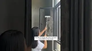 Window Screen Cleaning Brush Dust Removal #viralproducts