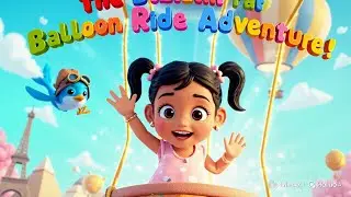 The Balloon Ride Adventure | Magical Hot Air Balloon Song for Kids | Incredible Tots #kidsanimation
