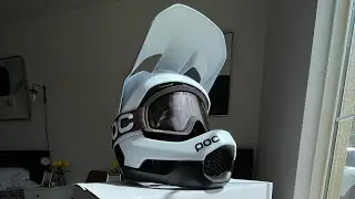 Unboxing POC full face helmet 🚴💨