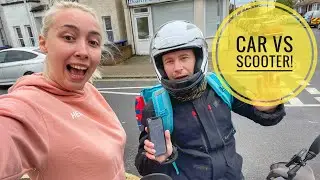 CAR VS SCOOTER - Is scooter the way forward? - Uber Eats, Deliveroo & Just Eat