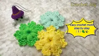 Easy Crochet Snowflake Ornaments（1）| Snowflake Christmas Ornament Step-by-Step Guide