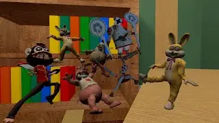 SPARTAN KICKING DESTROYED ALL DARK DECEPTION CHAPTERS 1-4 NPCs in Garry's Mod!