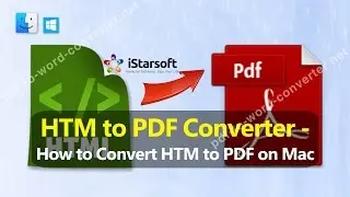HTM to PDF Converter - How to Convert HTM to PDF on Mac
