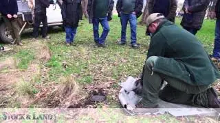Setting a trap for a wild dog Workshop at Ensay By Jeanette Severs