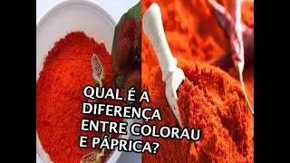 Qual &eacute; a diferen&ccedil;a entre colorau, p&aacute;prica doce, picante, e defumada?