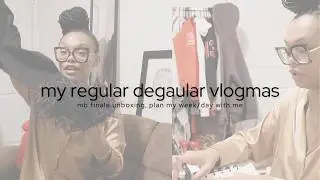 my regular degular day #vlogmas day 8: mb finale unboxing, plan my week/day with me